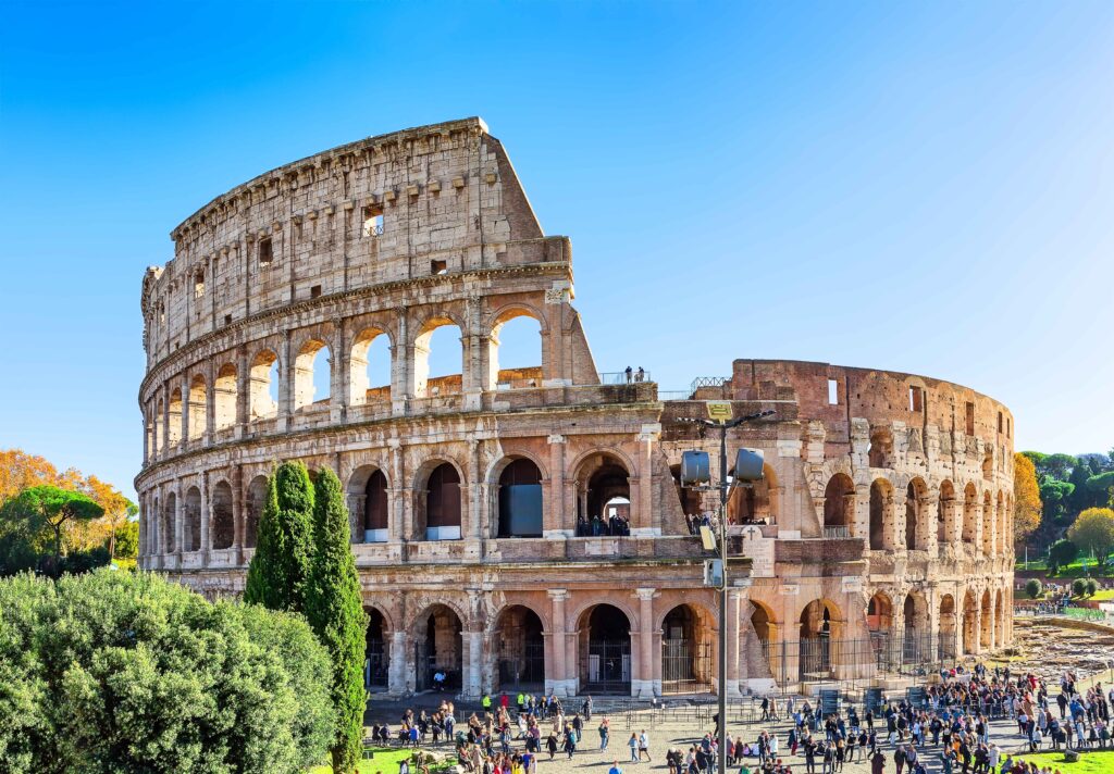 The Colosseum is one of the main travel attractions in Rome