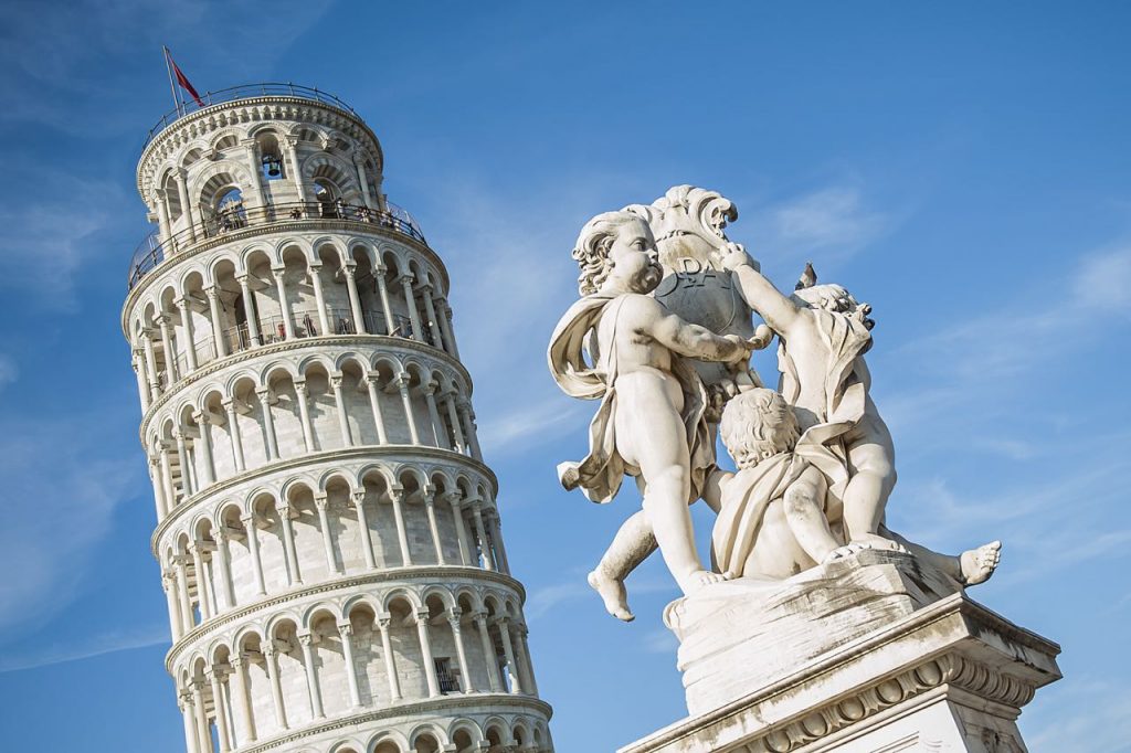 Tower of Pisa climb rooftop