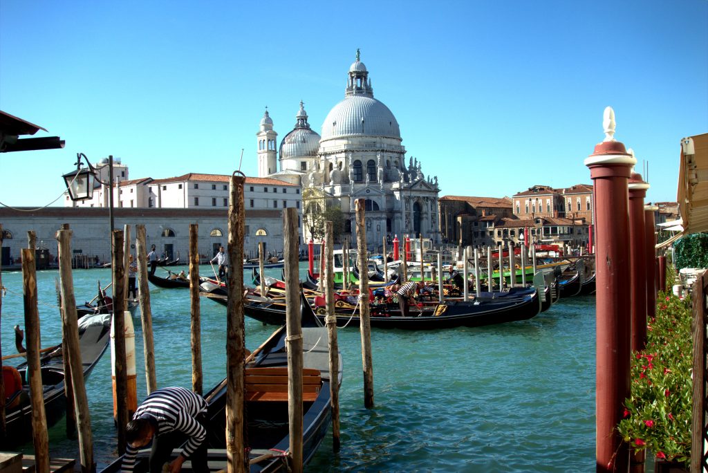 Venice Gondola Bridge Canal