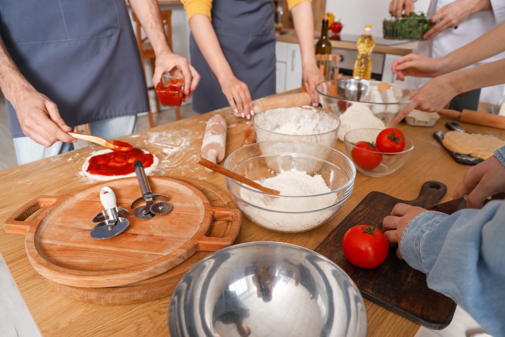 pizza cooking class in Tuscany