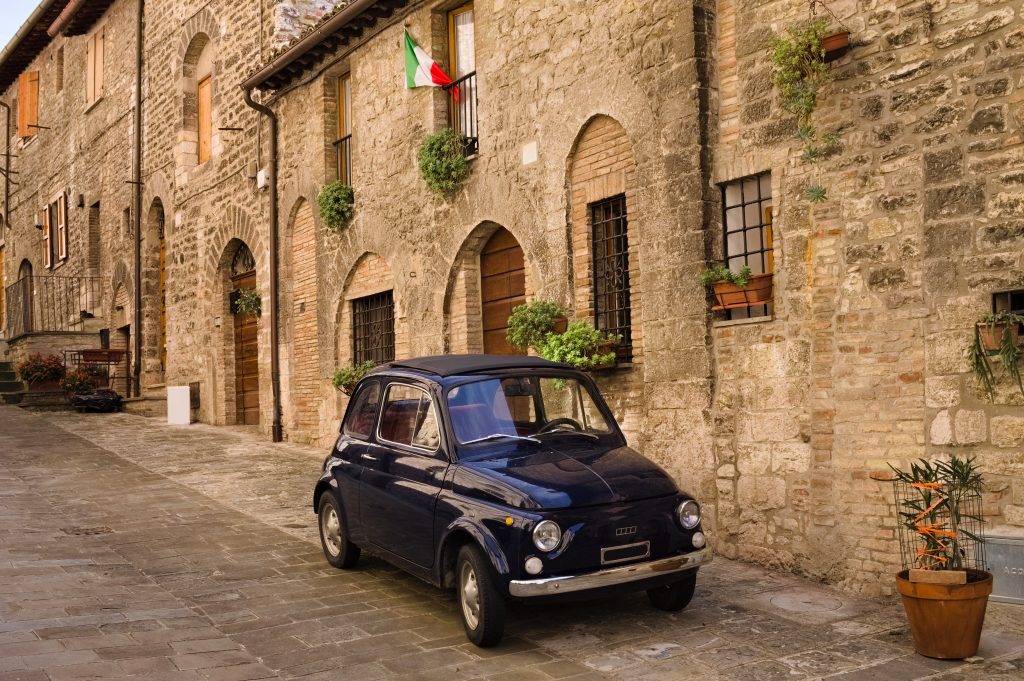 car rental in italy