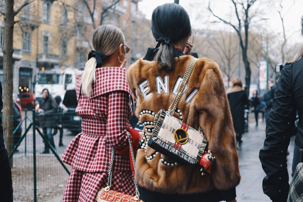 milan shopping street fashion