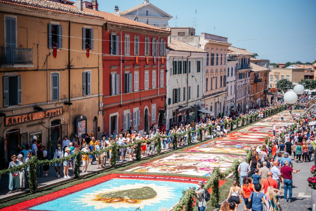 Infiorata festivals italy rome may
