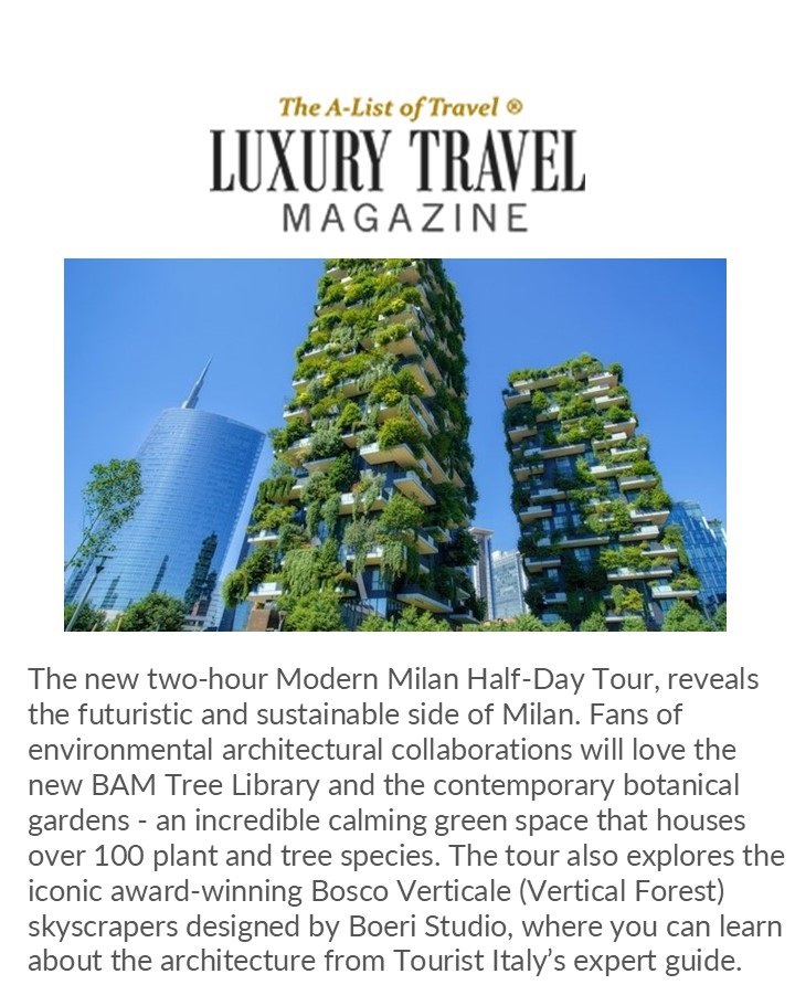 Luxury Travel Magazine Tourist Italy