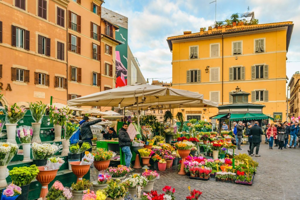 2 days in rome campo de fiori