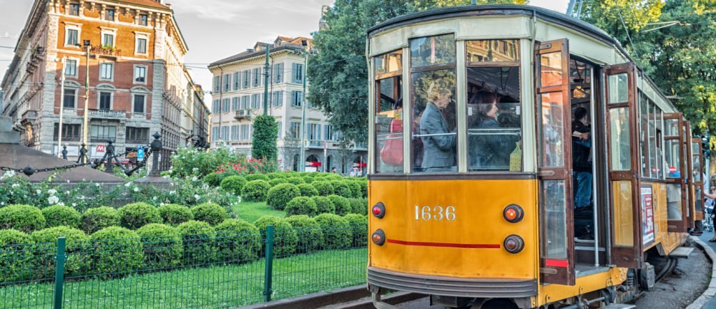 Historic Tram in Milan