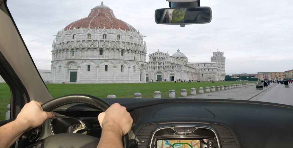 Driving in Pisa