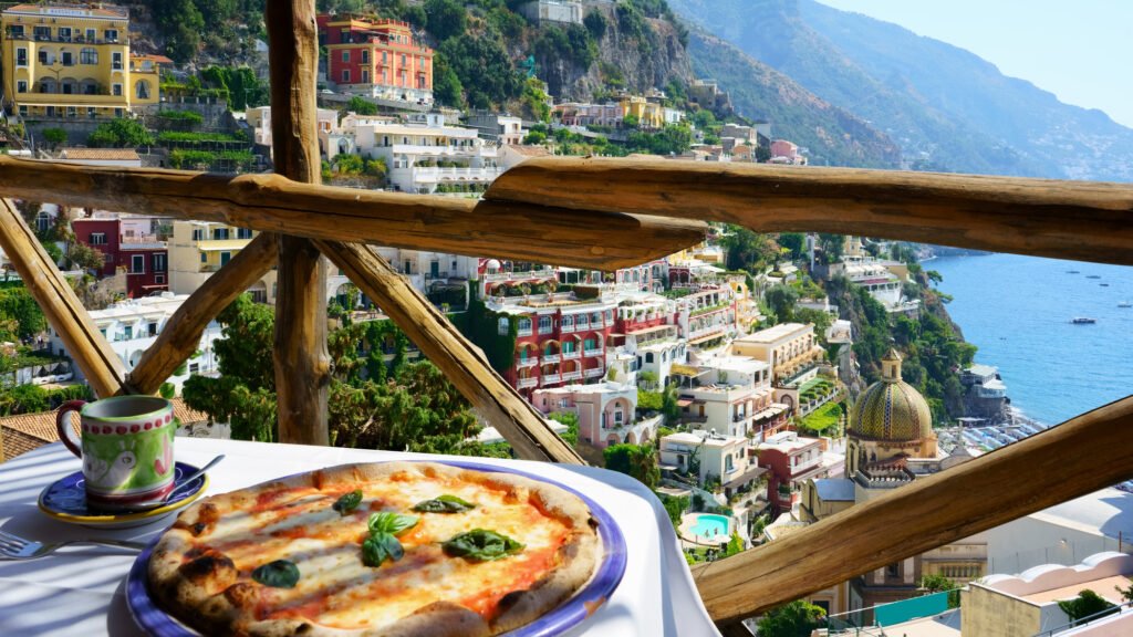 amalfi coast map restaurants